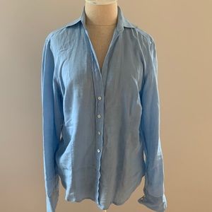 Linen long sleeve Hartford button down